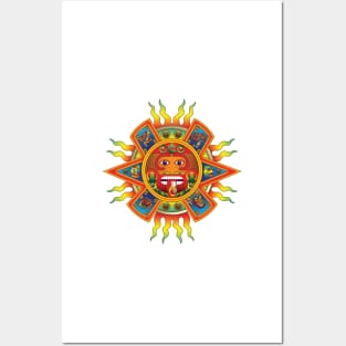 Mayan Sun God Posters and Art